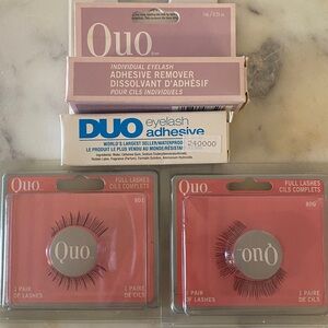 Quo Full Lashes with DUO Eyelash Adhesive - Black New x2